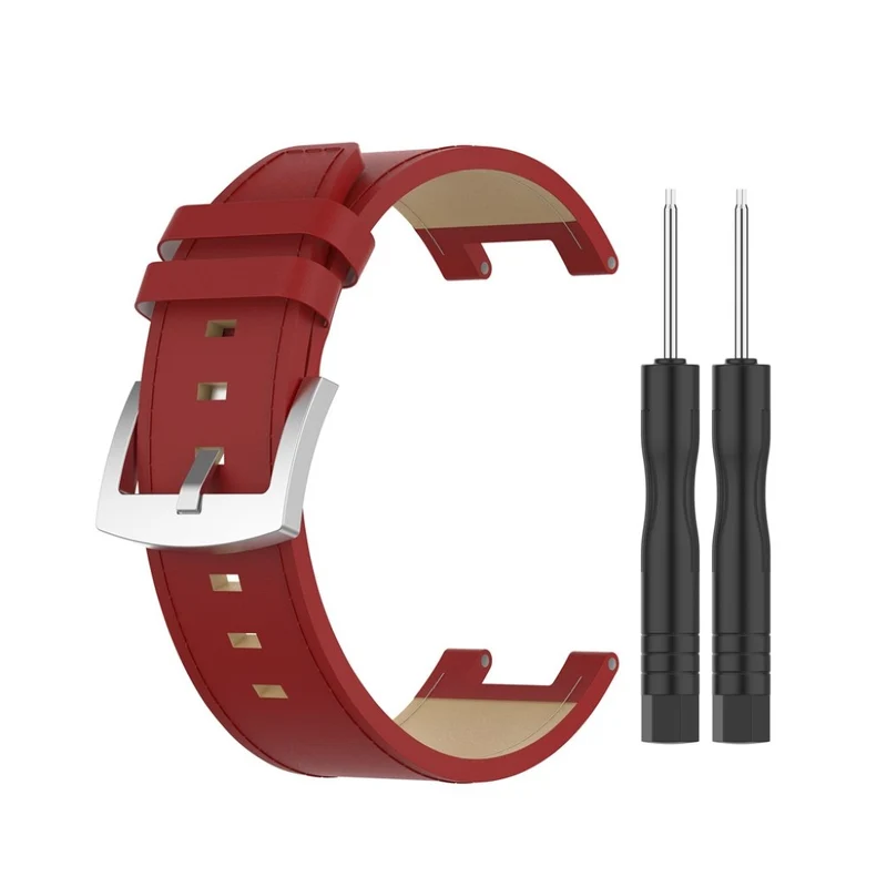 Mega modisch Amazfit T-Rex Echtes Leder armband