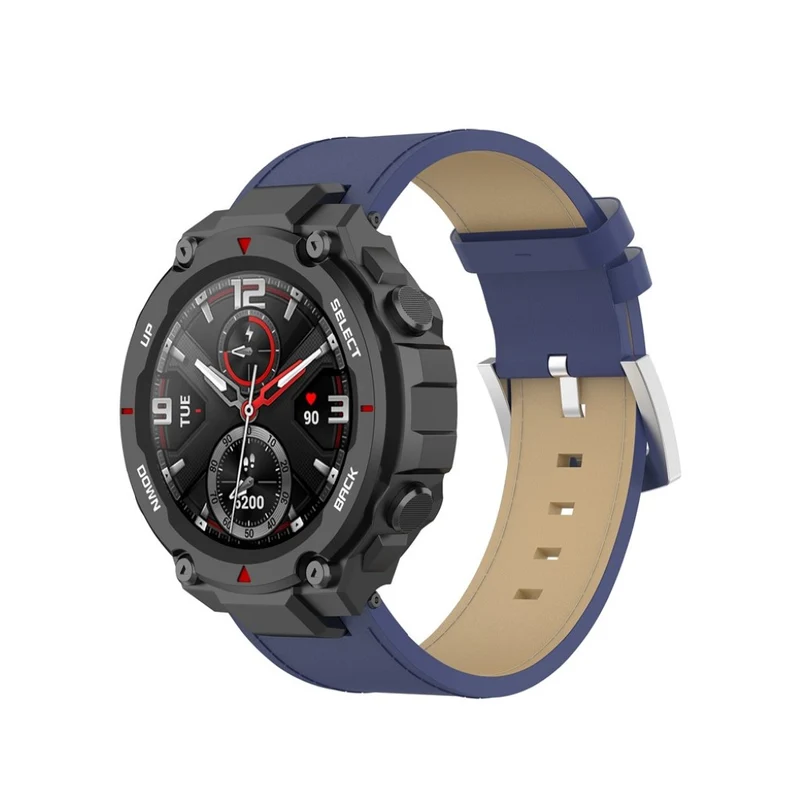 Mega modisch Amazfit T-Rex Echtes Leder armband