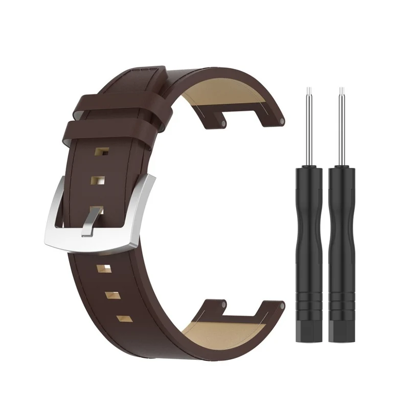 Mega modisch Amazfit T-Rex Echtes Leder armband