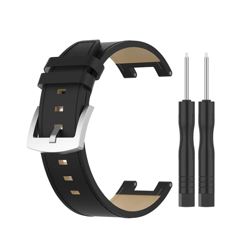 Mega modisch Amazfit T-Rex Echtes Leder armband