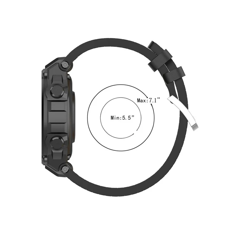 Mega modisch Amazfit T-Rex Echtes Leder armband