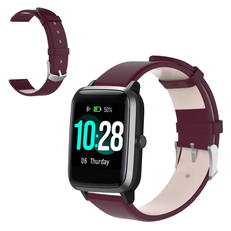 Mega bequem Haylou Solar Echtes Leder armband