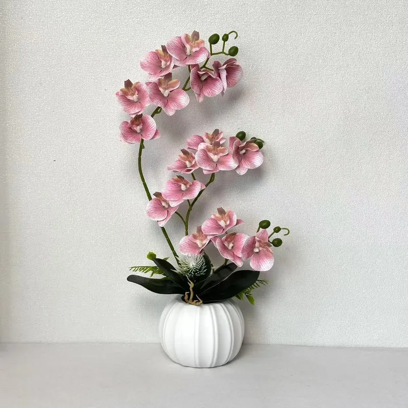 Elegante künstliche Orchideenblütenarrangement