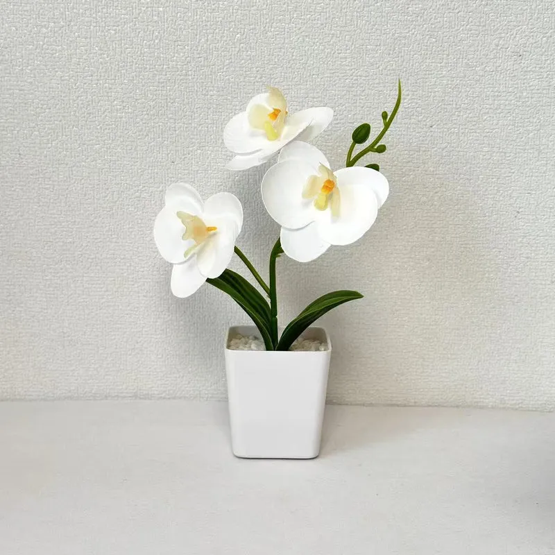 Elegantly Crafted Artificial Orchid Arrangement