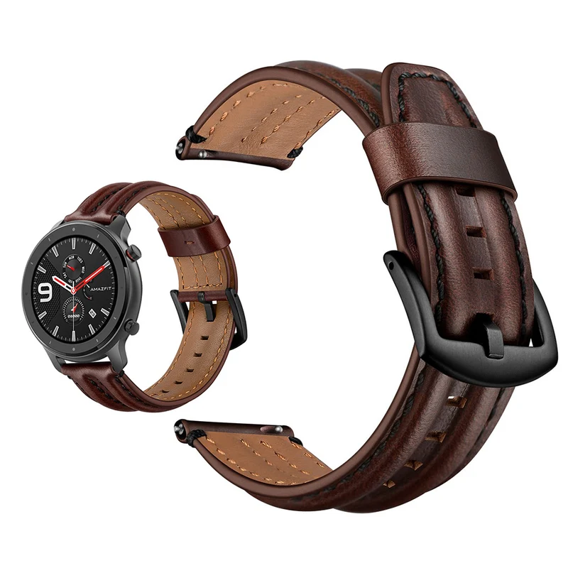 Supersauber Universell Echtes Leder armband