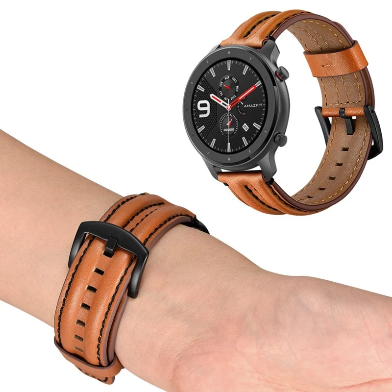 Supersauber Universell Echtes Leder armband
