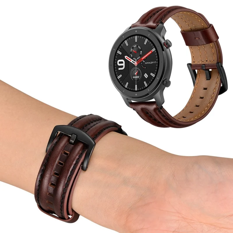 Supersauber Universell Echtes Leder armband