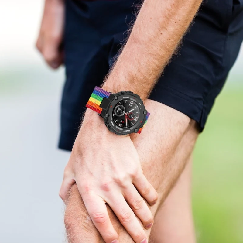 Super angenehm Amazfit T-Rex Textil / Nylon armband