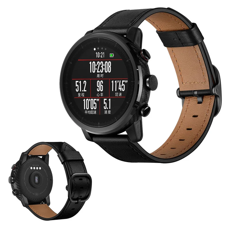 Süß Amazfit Stratos 2 \ 2s / Amazfit 1 Echtes Leder armband