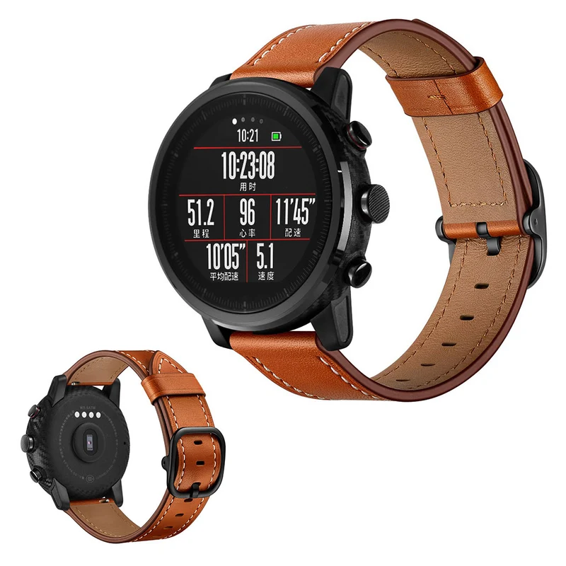 Süß Amazfit Stratos 2 \ 2s / Amazfit 1 Echtes Leder armband