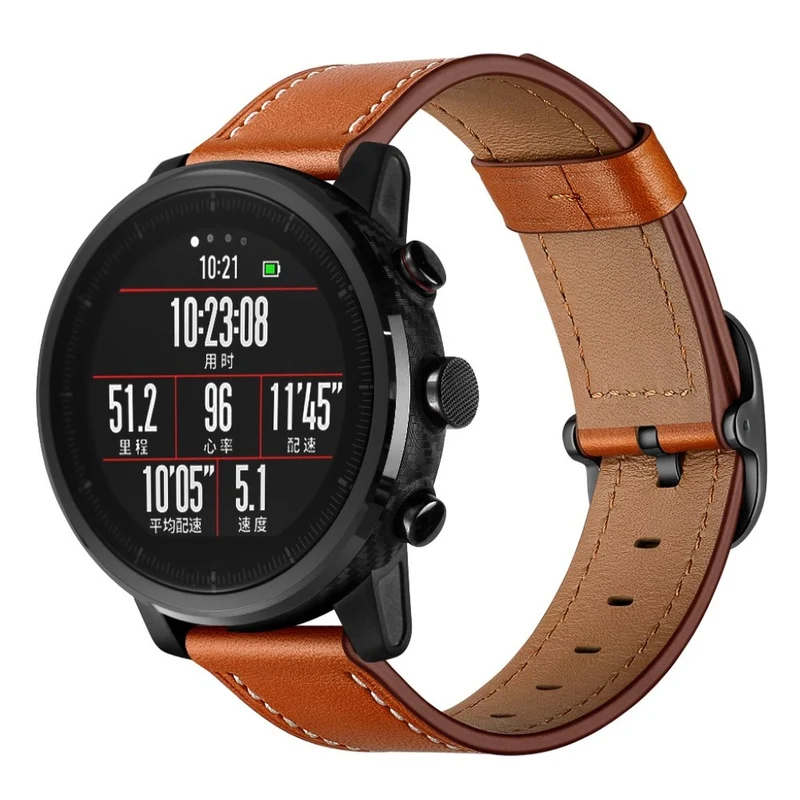 Süß Amazfit Stratos 2 \ 2s / Amazfit 1 Echtes Leder armband