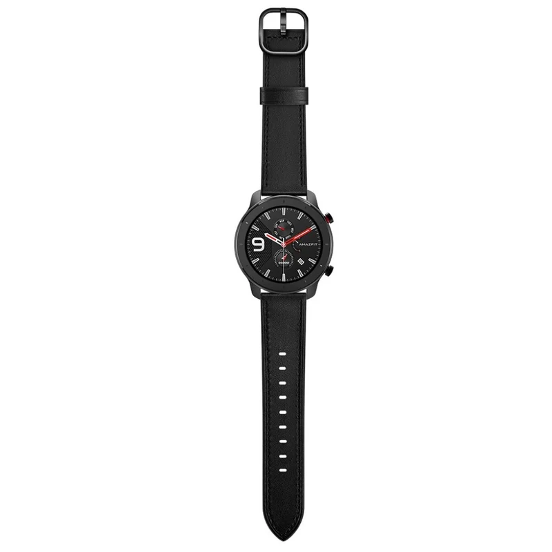 Mega angenehm Amazfit GTR 47mm Echtes Leder armband