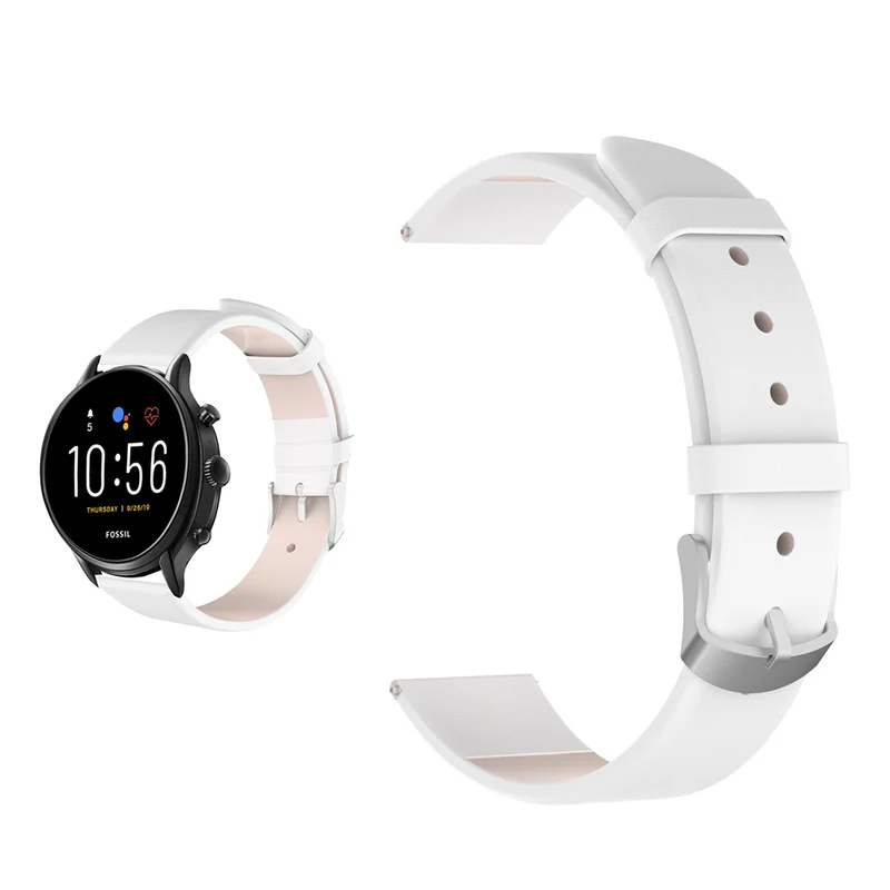 Absolut schön Fossil Gen 5 Echtes Leder armband