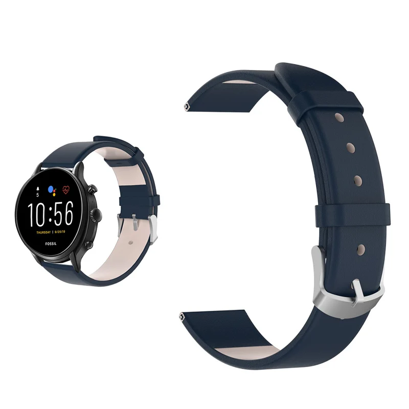Absolut schön Fossil Gen 5 Echtes Leder armband