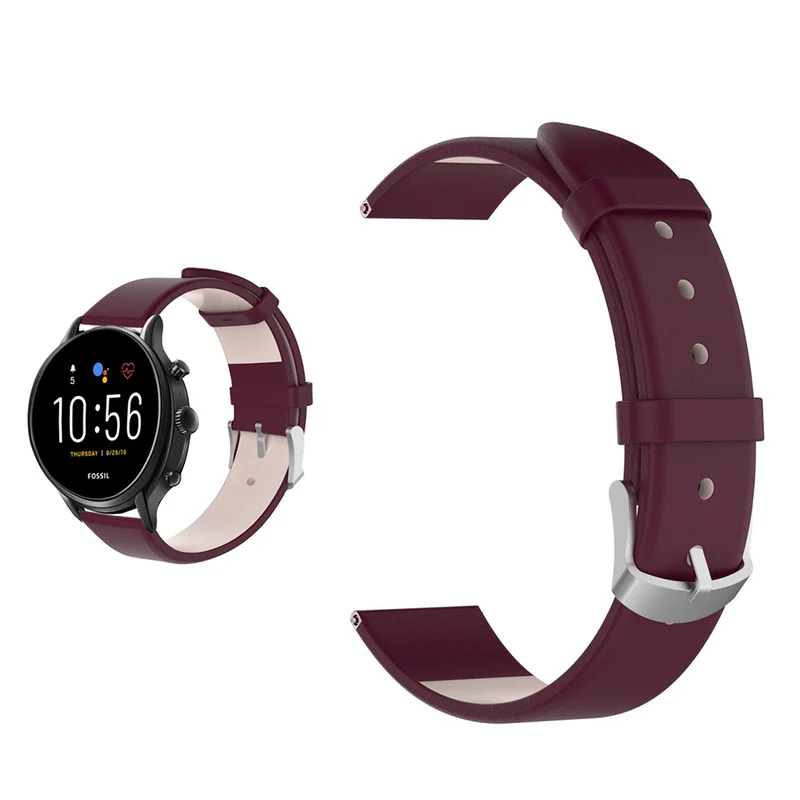 Absolut schön Fossil Gen 5 Echtes Leder armband