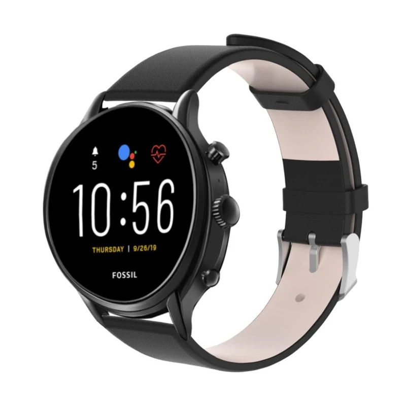Absolut schön Fossil Gen 5 Echtes Leder armband
