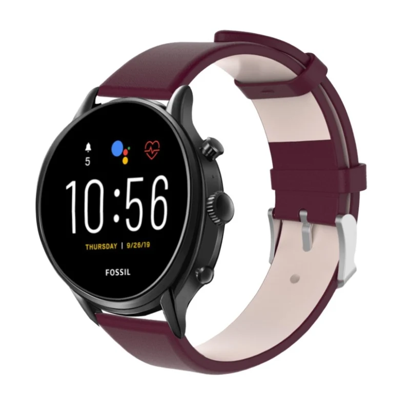 Absolut schön Fossil Gen 5 Echtes Leder armband