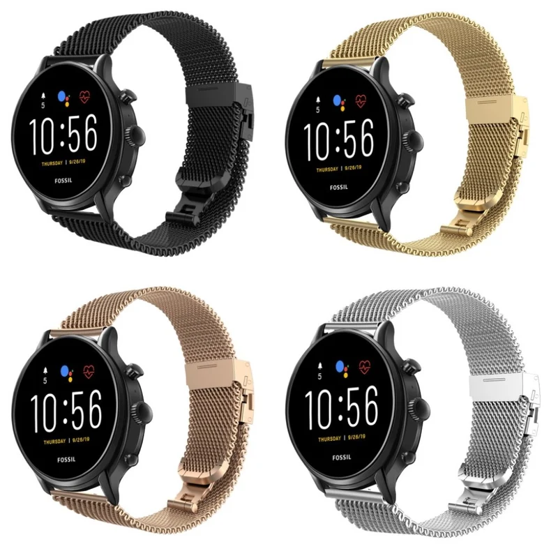 Mega cool Fossil Gen 5 Metall armband