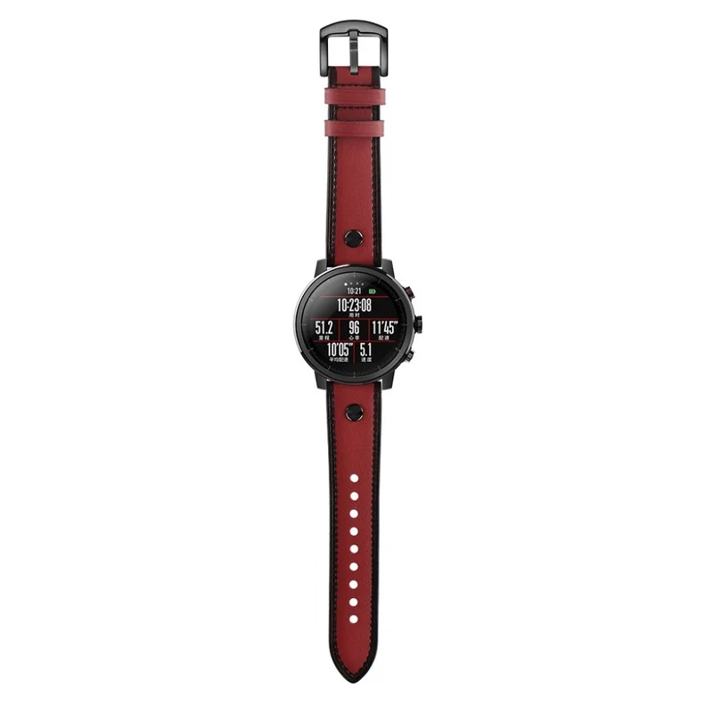 Samsung Gear S3 / Samsung Galaxy Watch (46mm) Echtes Leder armband