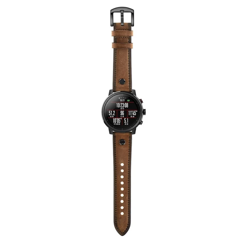 Samsung Gear S3 / Samsung Galaxy Watch (46mm) Echtes Leder armband