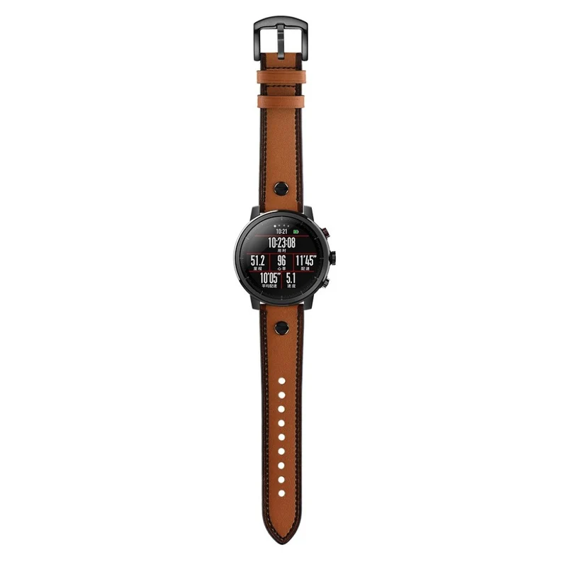 Samsung Gear S3 / Samsung Galaxy Watch (46mm) Echtes Leder armband