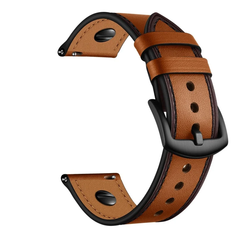 Samsung Gear S3 / Samsung Galaxy Watch (46mm) Echtes Leder armband