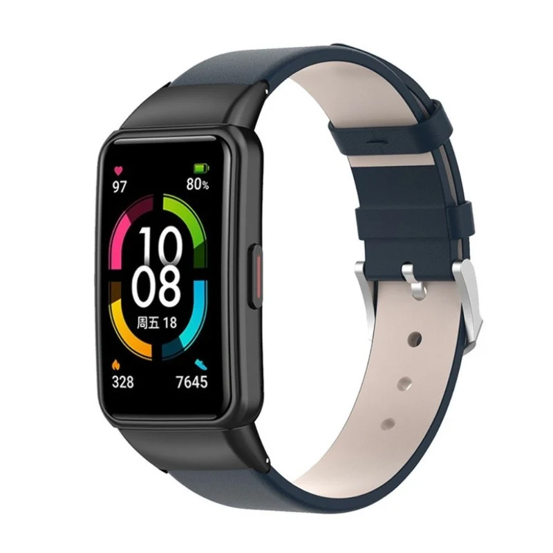 Super zuverlässig Honor Band 6 Echtes Leder armband