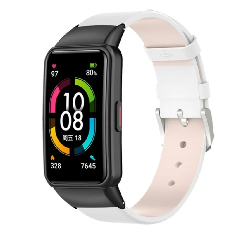Super zuverlässig Honor Band 6 Echtes Leder armband