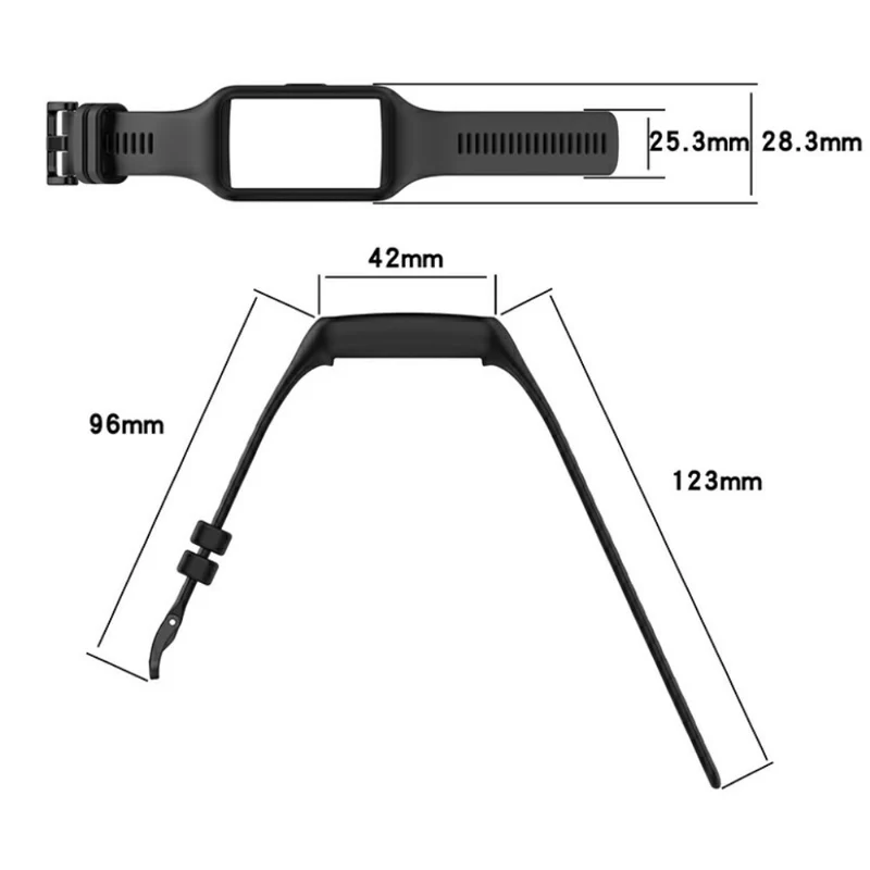 Bemerkenswert langlebig Honor Band 6 Silikon / TPU armband