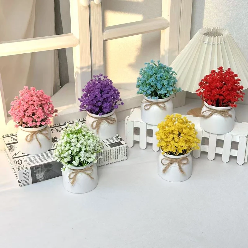 Elegante künstliche Blumenarrangements für die Wohnkultur