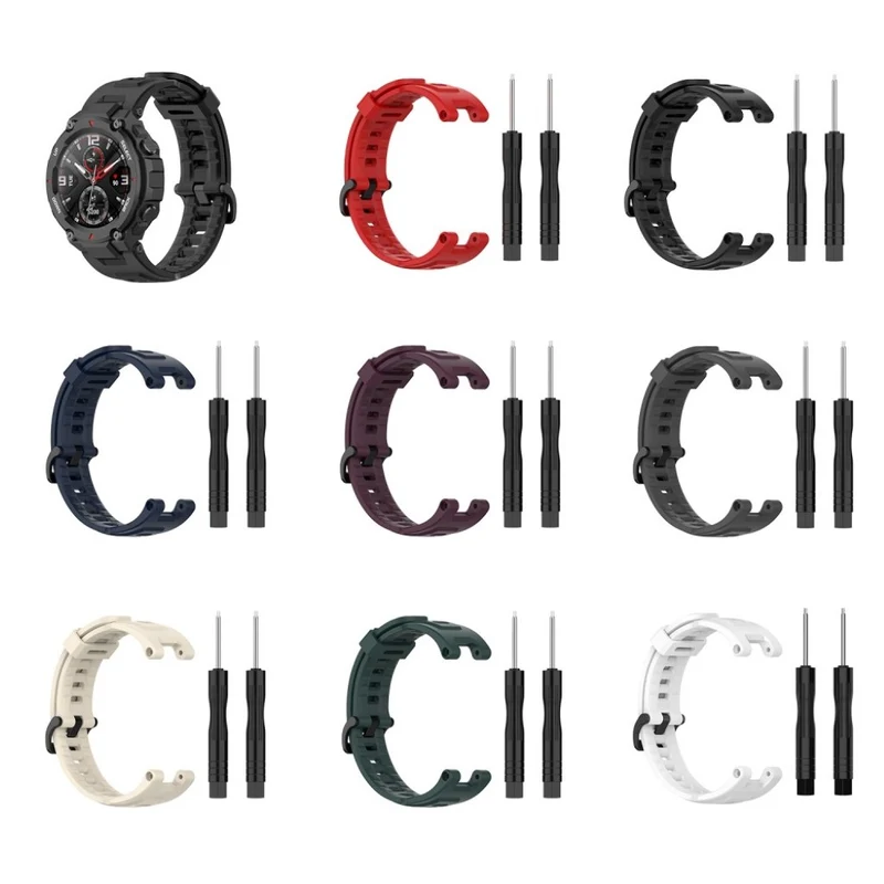 Mega modisch Amazfit T-Rex Silikon / TPU armband