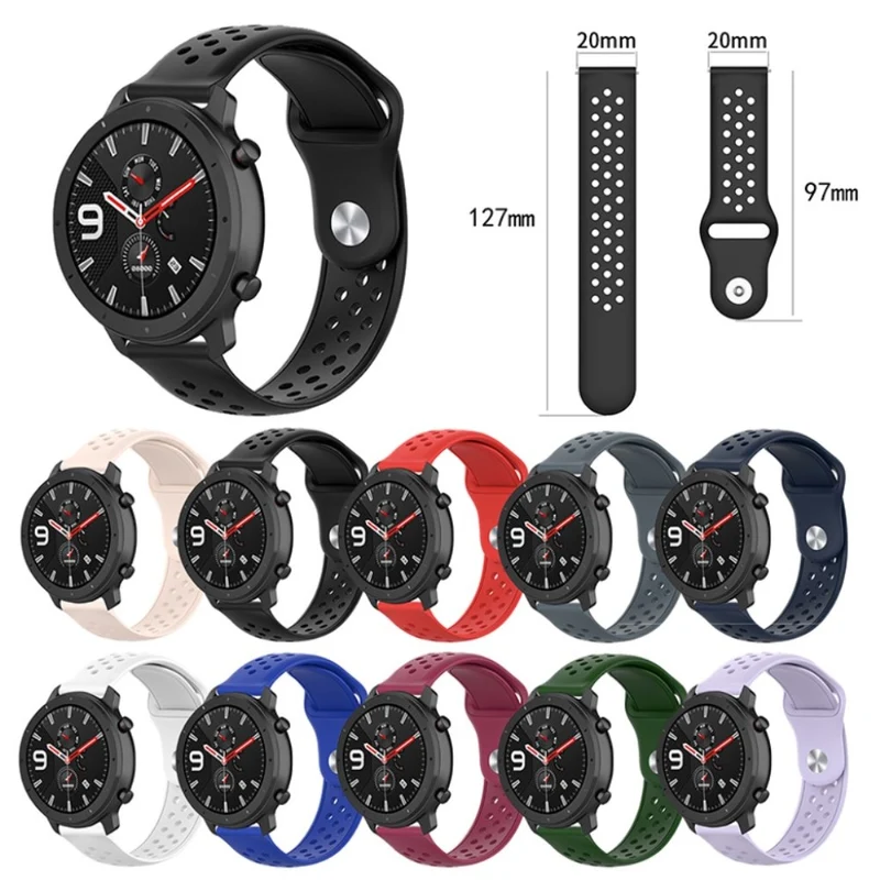 Schön Amazfit GTR 42mm / Amazfit GTS Silikon / TPU armband