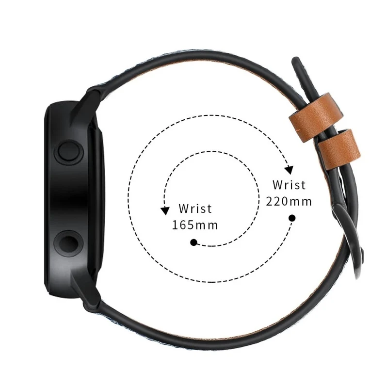 Robust Universell Samsung Echtes Leder armband