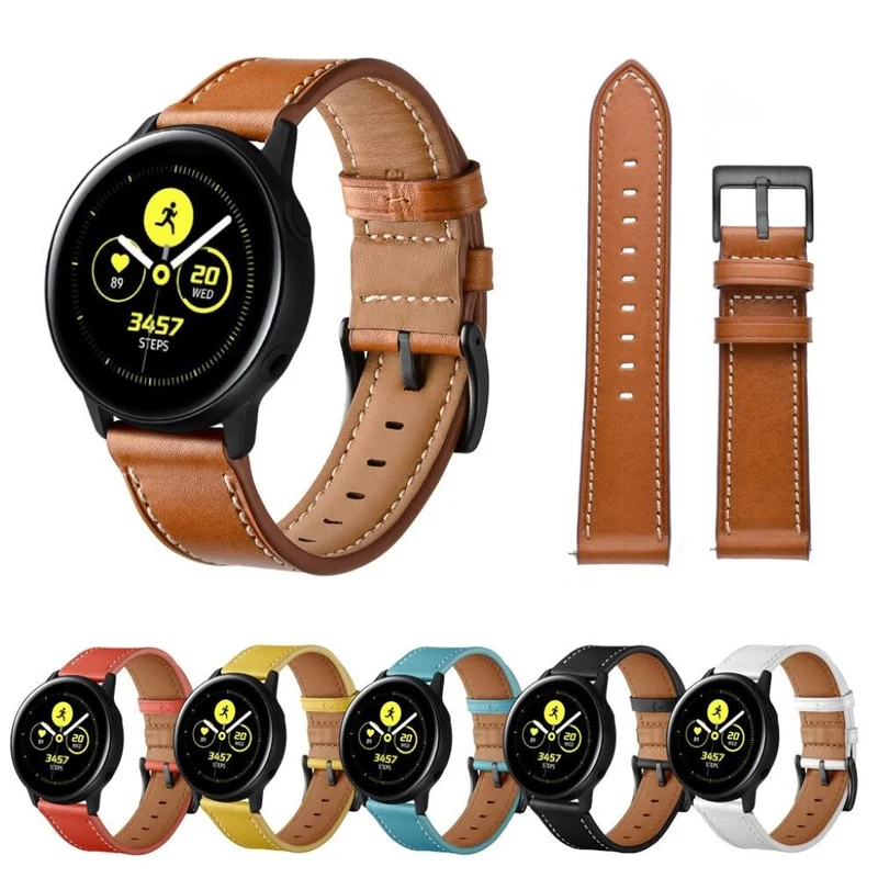Sehr angenehm Universell Samsung Echtes Leder armband