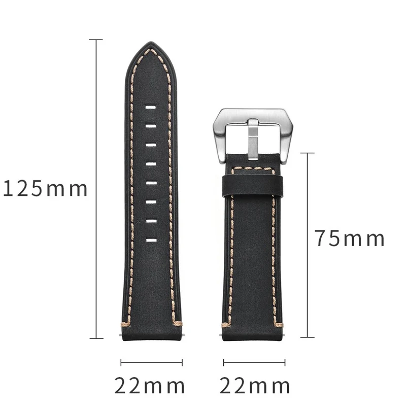 Samsung Gear S3 / Samsung Gear S3 Frontier Echtes Leder armband