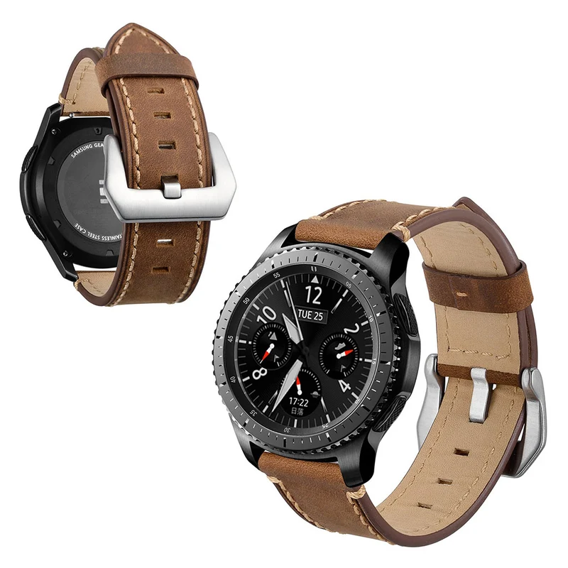 Samsung Gear S3 / Samsung Gear S3 Frontier Echtes Leder armband