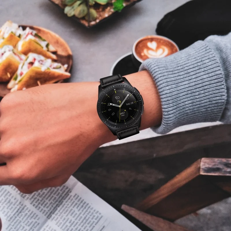 Samsung Gear S3 / Samsung Gear S3 Frontier Echtes Leder armband