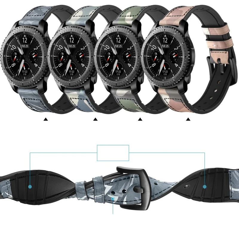 Samsung Gear S3 / Samsung Gear S3 Frontier Echtes Leder armband