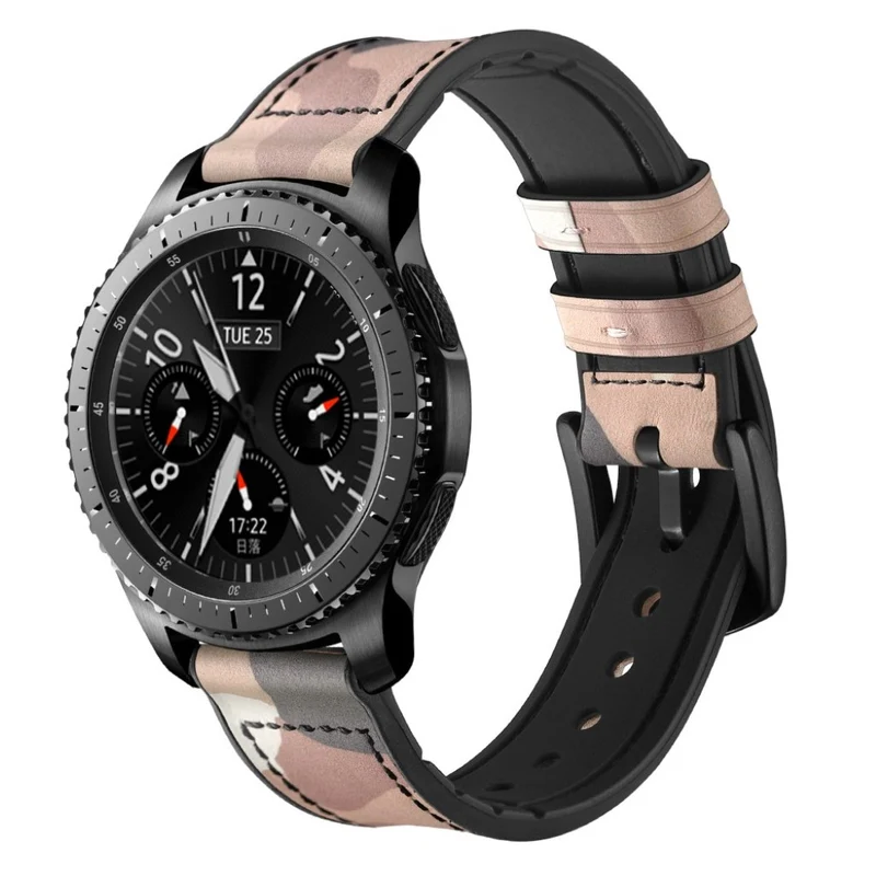 Samsung Gear S3 / Samsung Gear S3 Frontier Echtes Leder armband