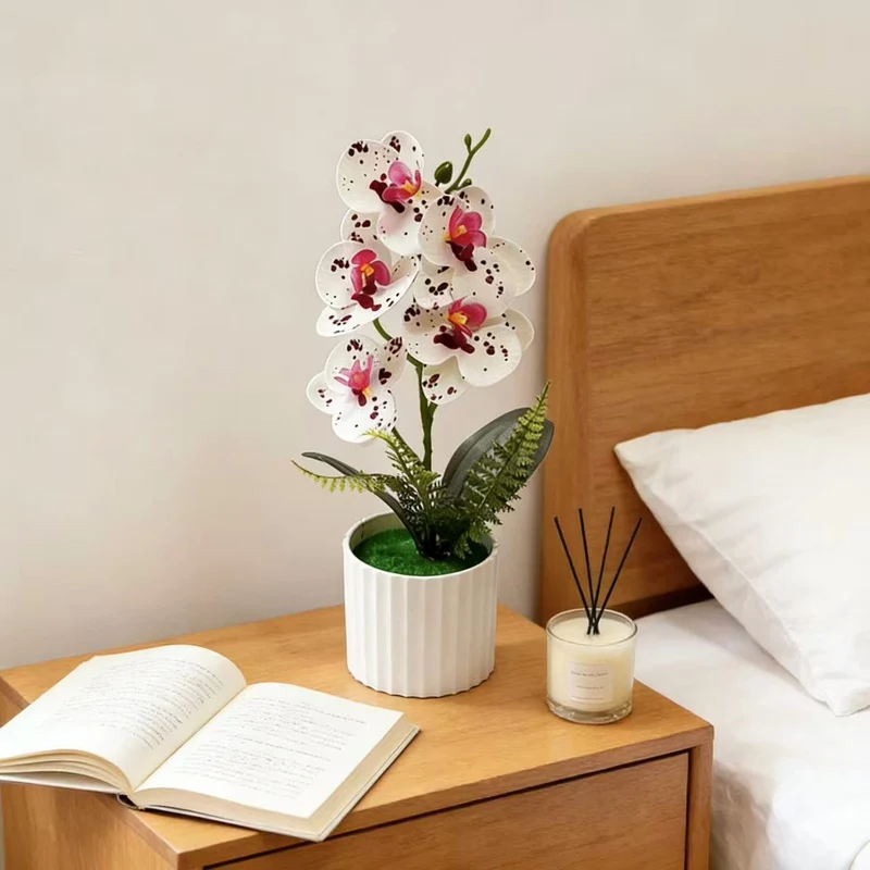 Dekorative Orchideenpflanzenanordnung 1790480742 für Dekoration