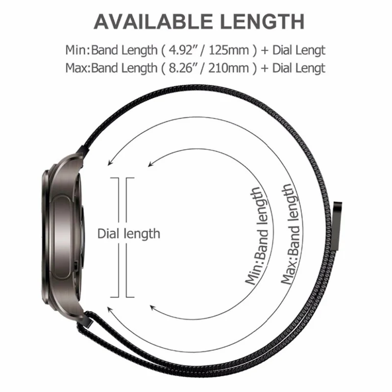 Großartig Withings Steel HR (36mm) Metall armband
