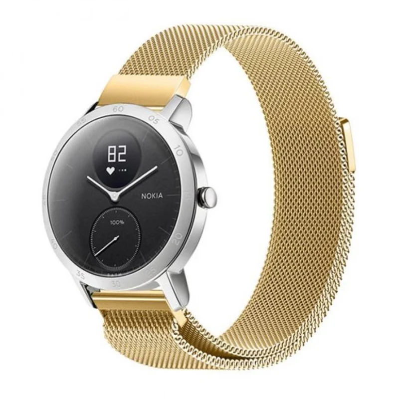 Großartig Withings Steel HR (36mm) Metall armband