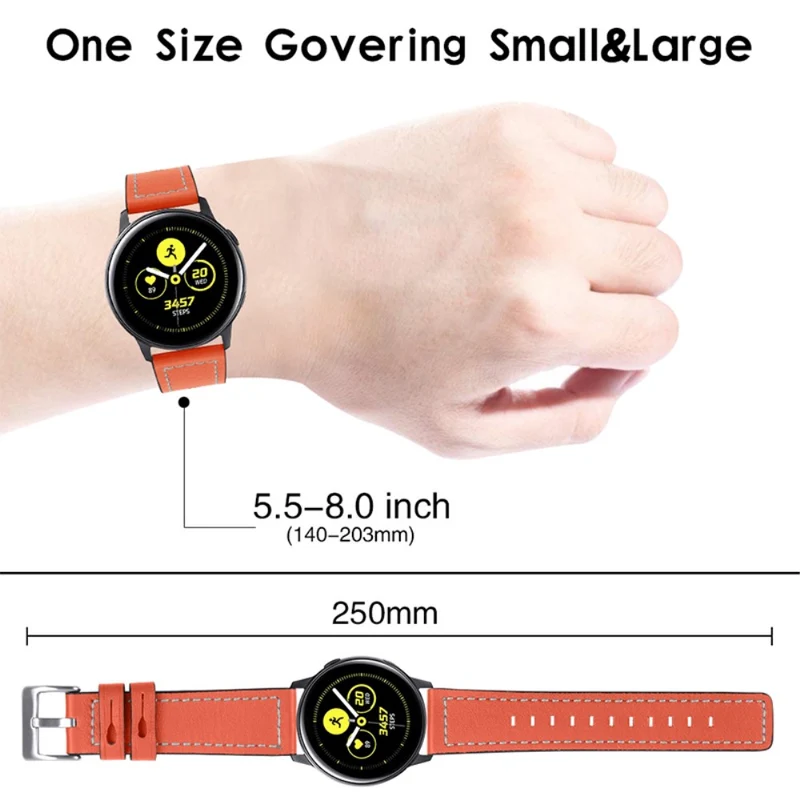 Auffallend nett Universell Ticwatch Echtes Leder armband