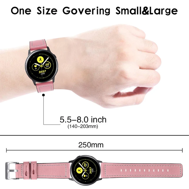 Auffallend nett Universell Ticwatch Echtes Leder armband