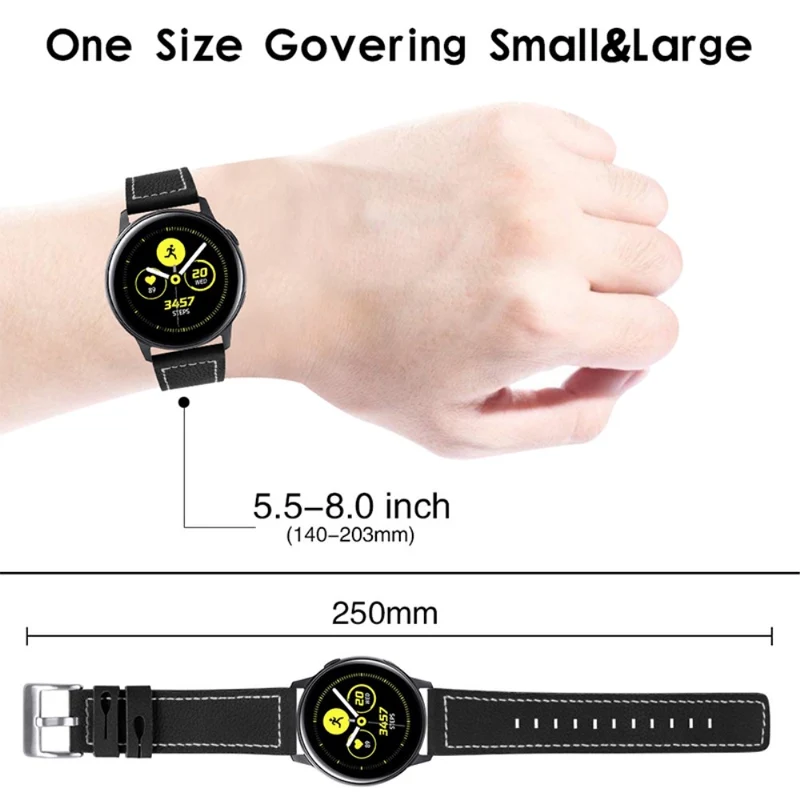 Auffallend nett Universell Ticwatch Echtes Leder armband