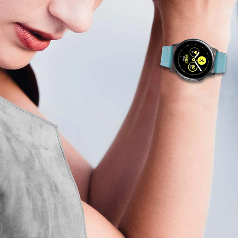 Auffallend nett Universell Ticwatch Echtes Leder armband