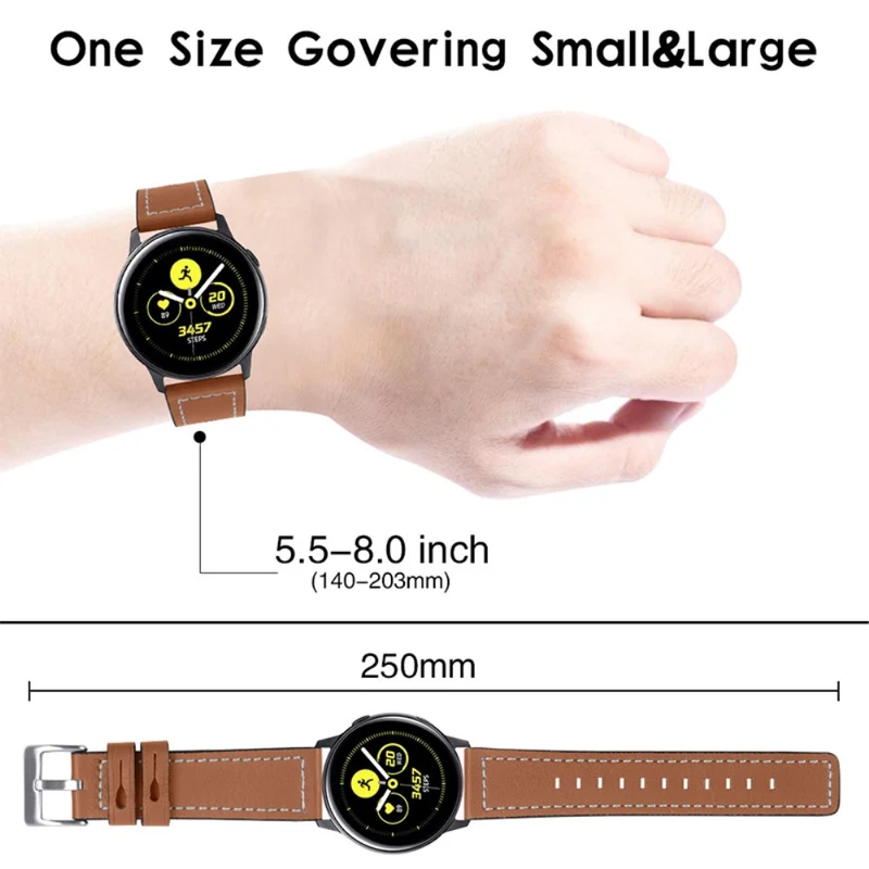Mega zäh TicWatch GTX / Ticwatch Pro Echtes Leder armband