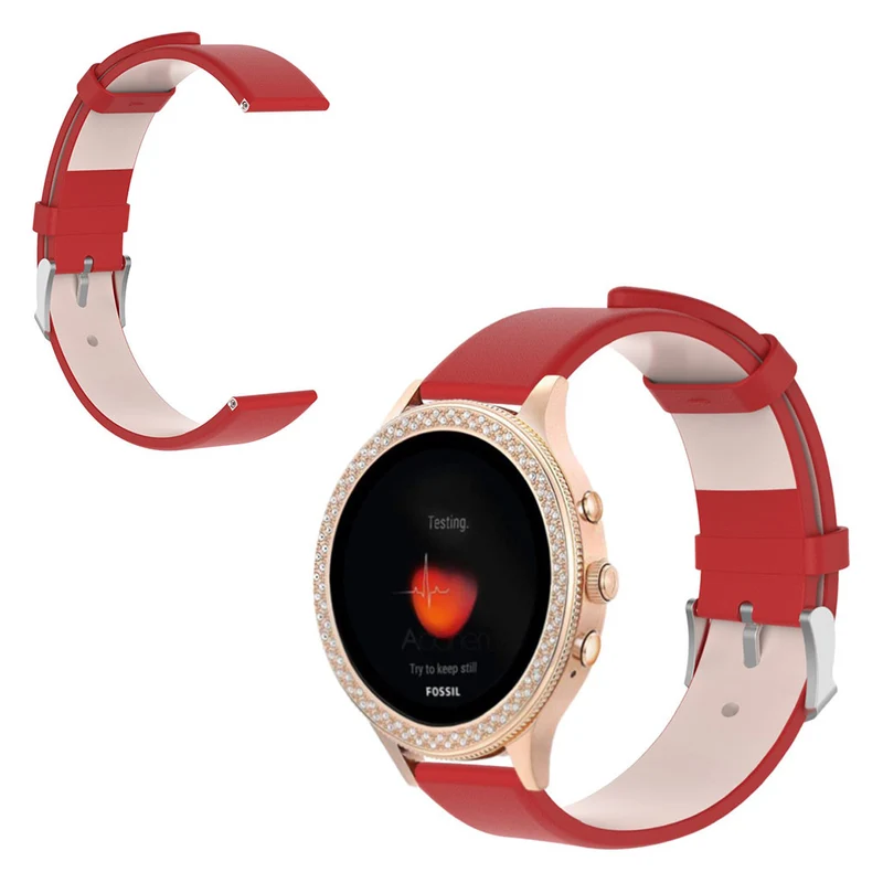 Auffallend schön Fossil Gen 4 (40mm) Echtes Leder armband