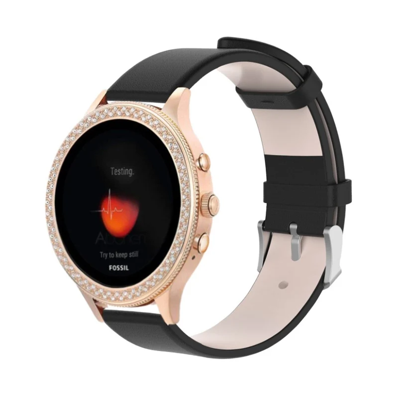 Auffallend schön Fossil Gen 4 (40mm) Echtes Leder armband