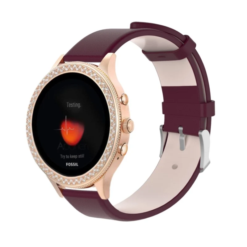 Auffallend schön Fossil Gen 4 (40mm) Echtes Leder armband